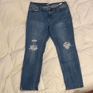 Old Navy Distressed Boyfriend Jeans